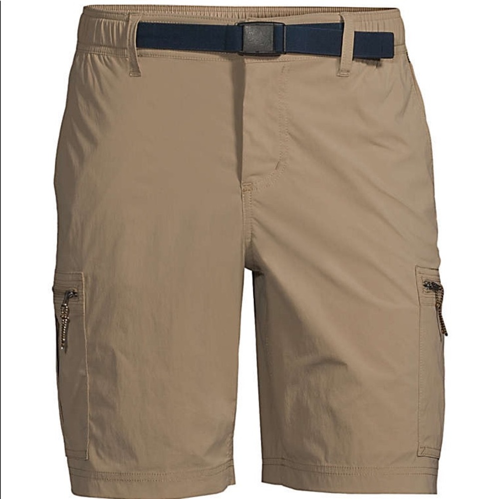 NWT Men's 9" Outrigger Stretch Cargo Swim Trunks with No Liner Khaki XXL